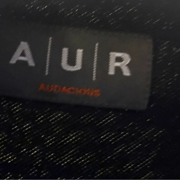 AUREUS Striped Black and Olive Men's Golf Polo Shirt - Picture 4 of 5